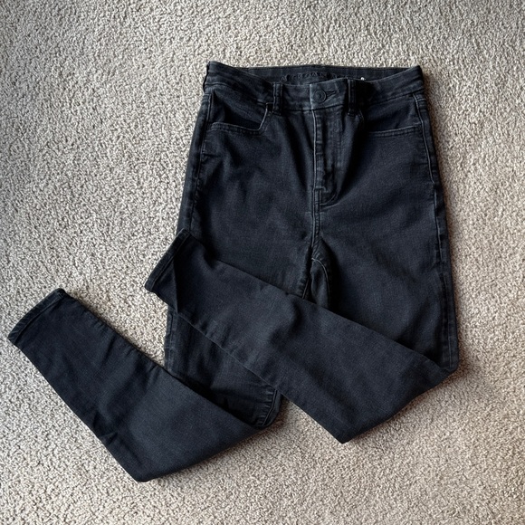 American Eagle Outfitters Denim - American Eagle Next Level Stretch Black Jegging Jeans Size 8